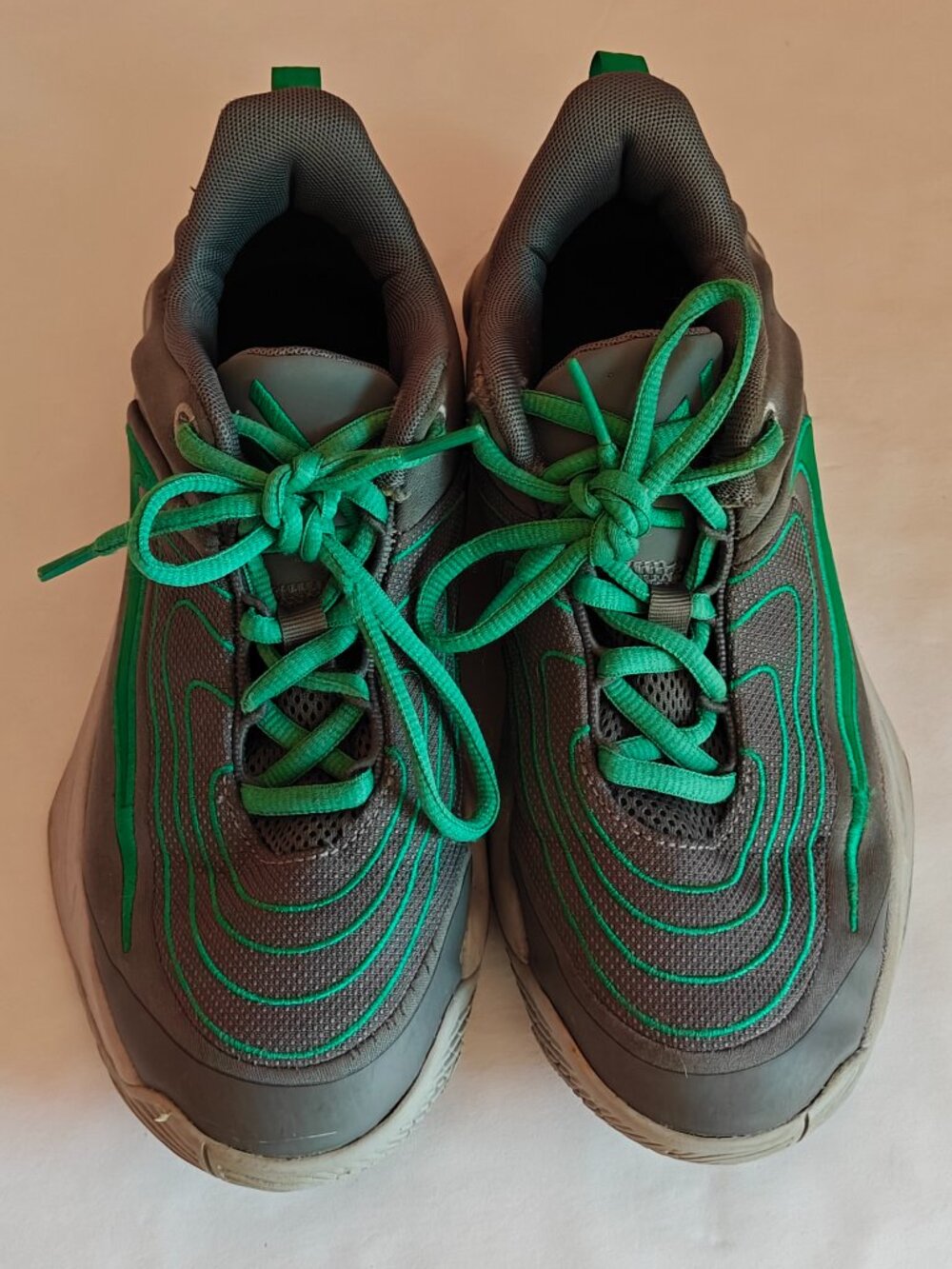 NIKE Giannis Immortality 4 Smoke Gray Stadium Green Youth 5Y